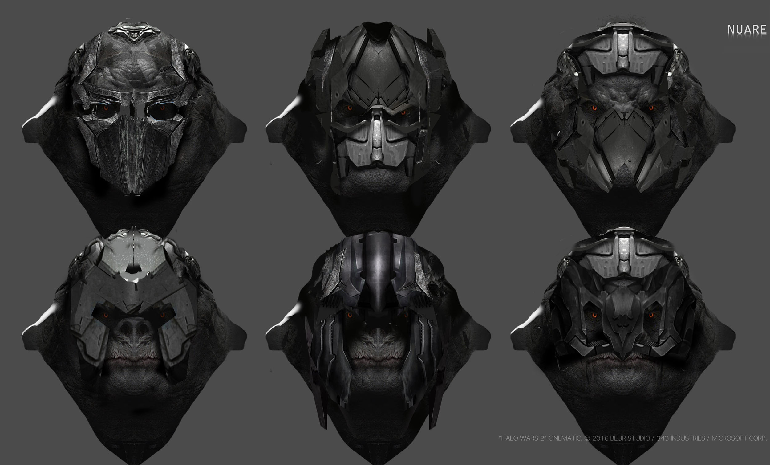 Halo Wars 2 — Cinematic: 009 helmets