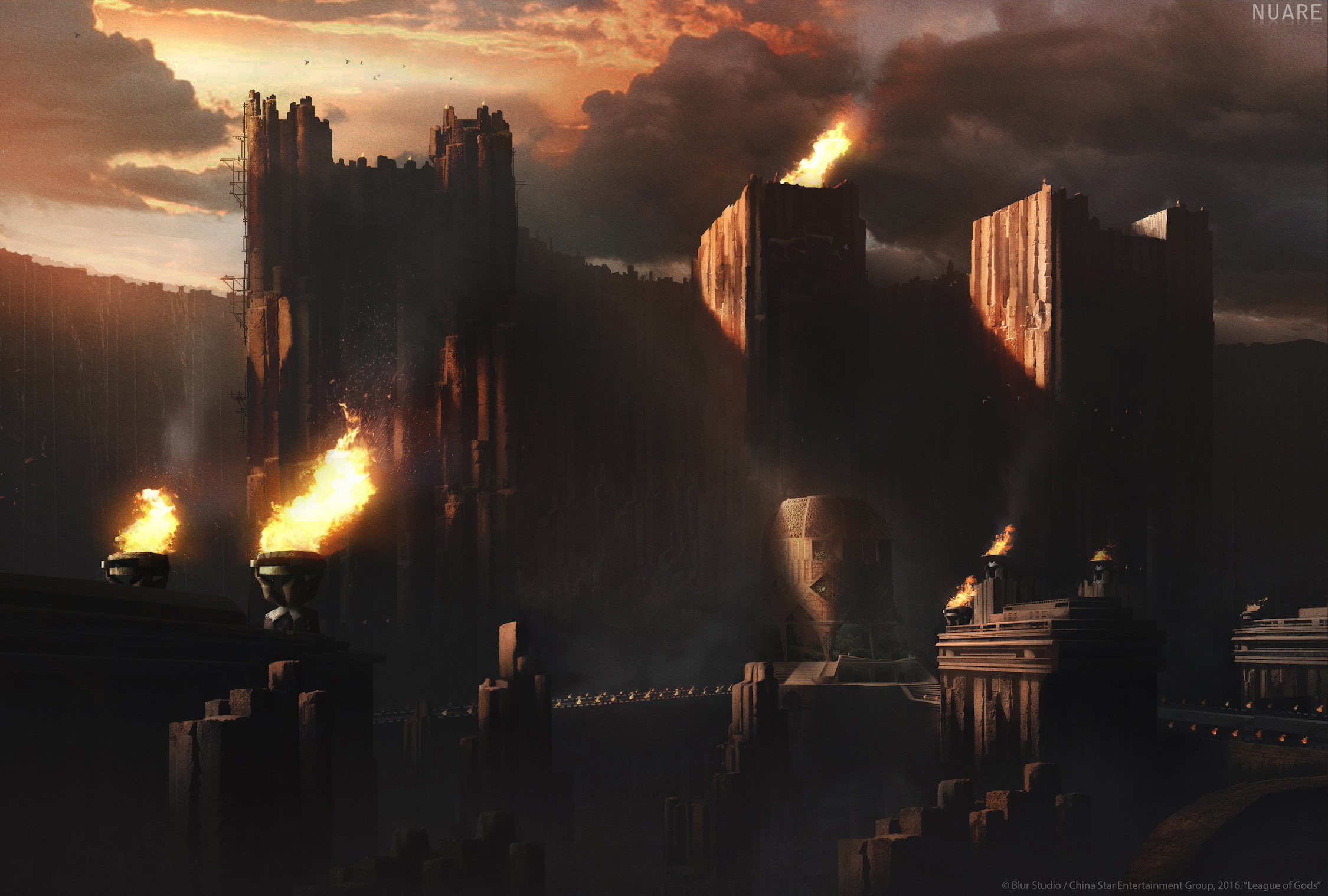 League of Gods: env QiShan PreF2 2250x1596