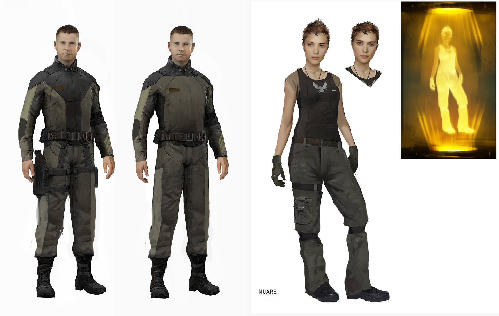 Halo Wars 2 — Cinematic: nuare studio bridge crew and isabelle