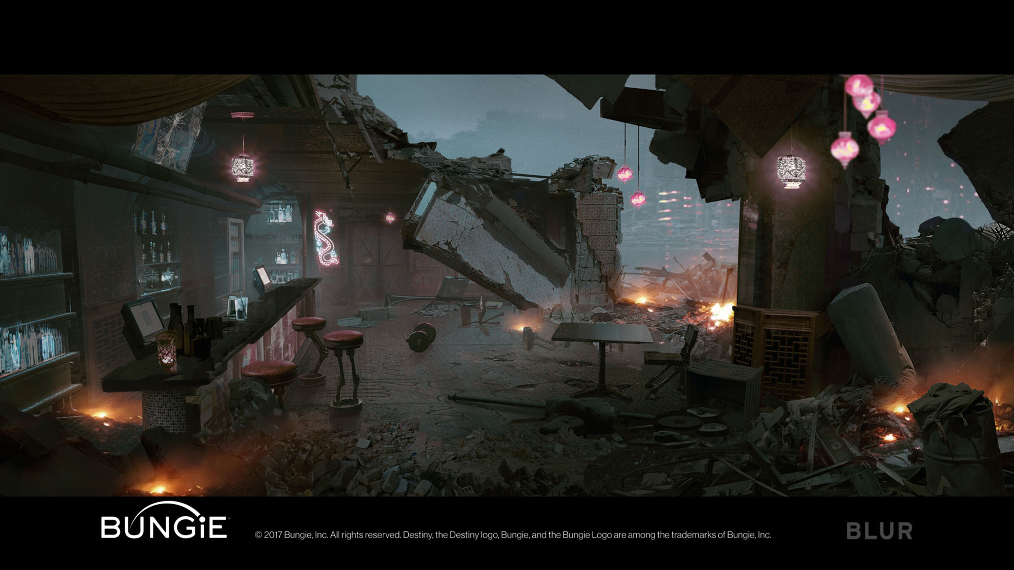 Destiny 2 — Cinematic Trailers: Destroyed Bar sketch 11.29.2016 1
