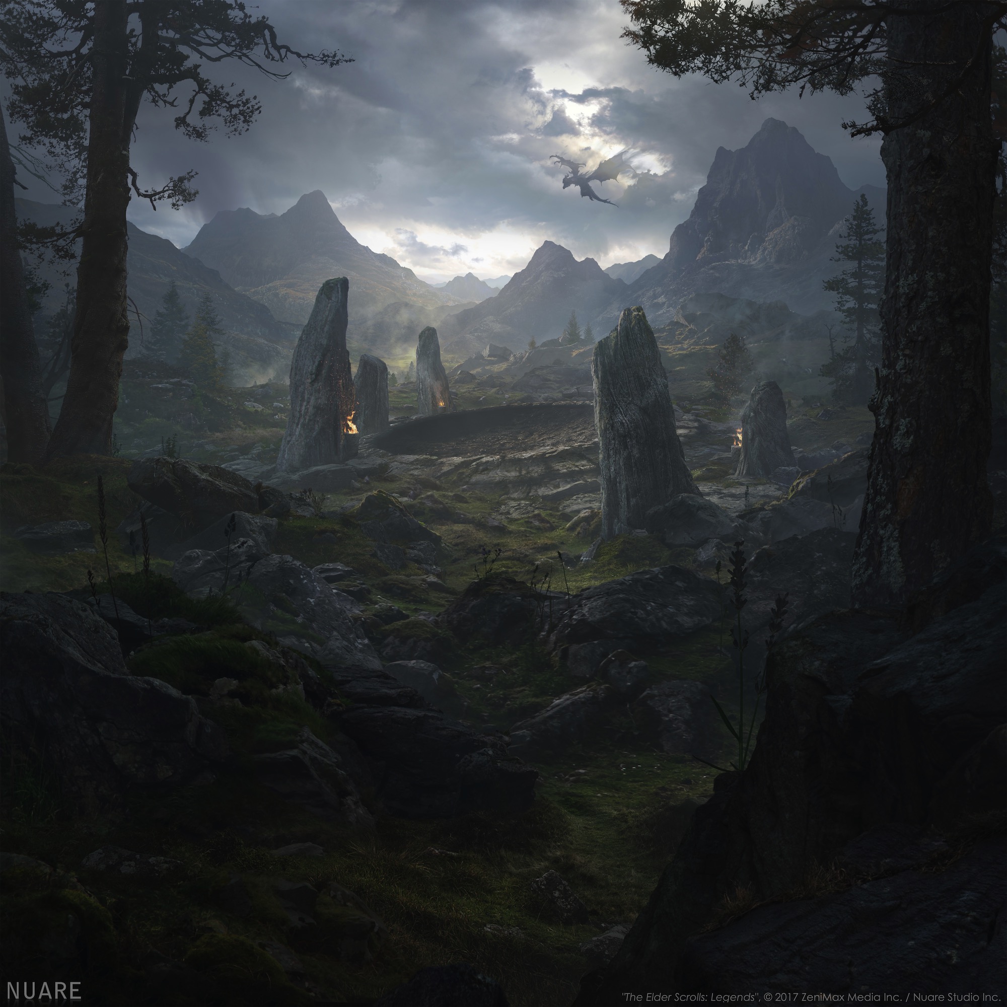 TES: Legends — Heroes of Skyrim: Dragon Mound 2000x2000