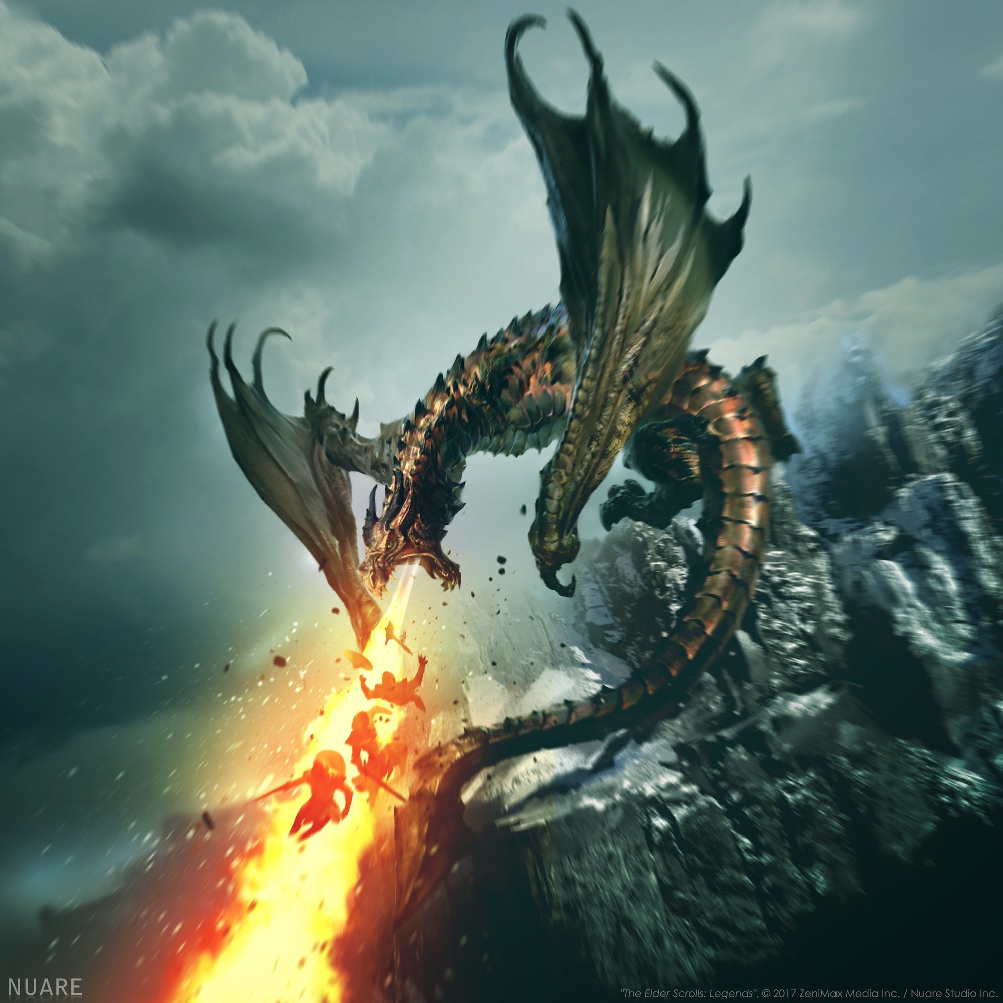 TES: Legends — Heroes of Skyrim: Wildfire Dragon 2000x2000