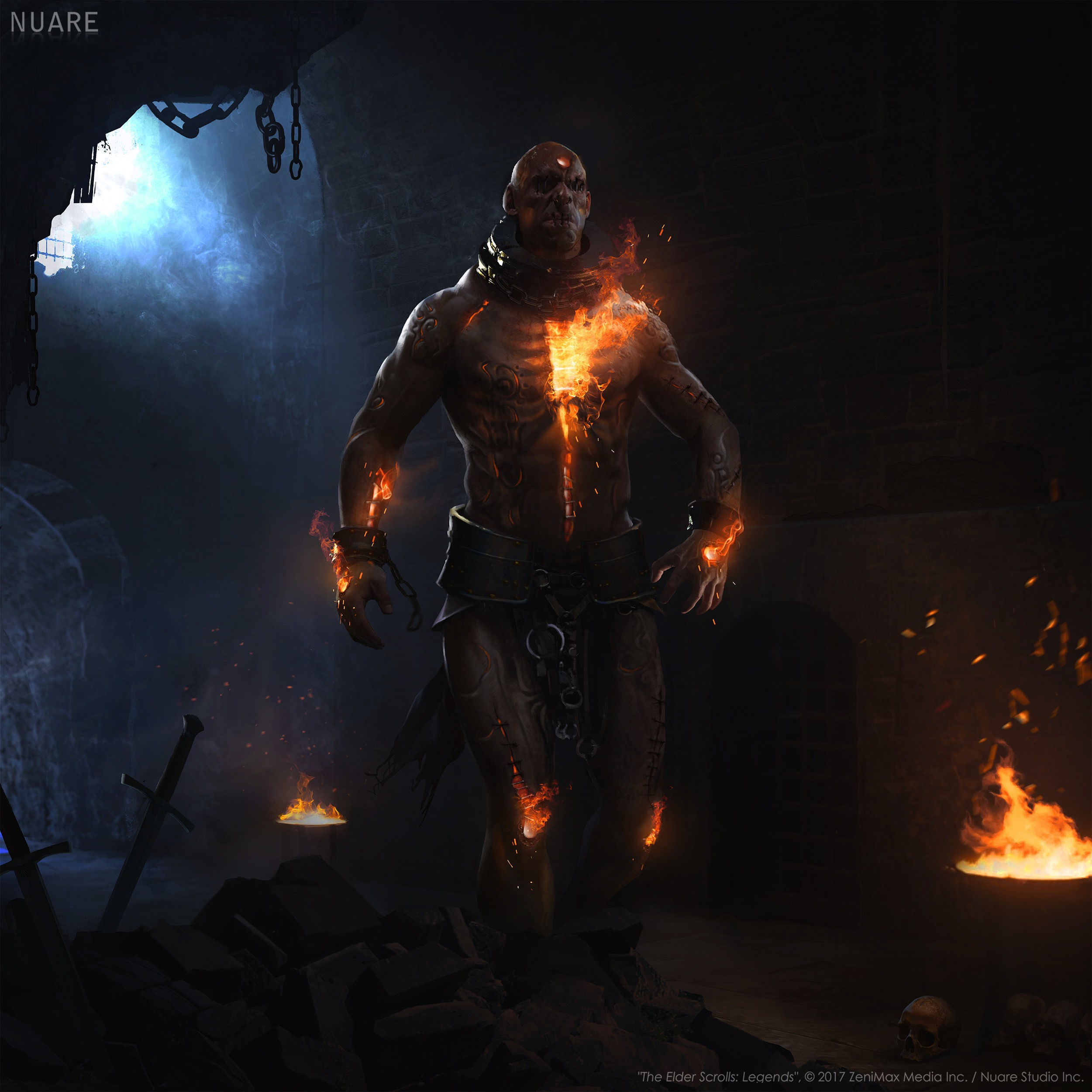 TES Legends — Isle of Madness: Seething Flesh Atronach 2501x2500