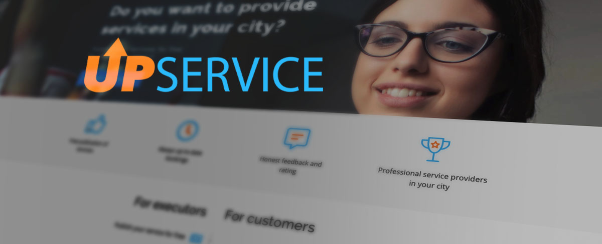 UPservice.com artwork by Nuare Studio