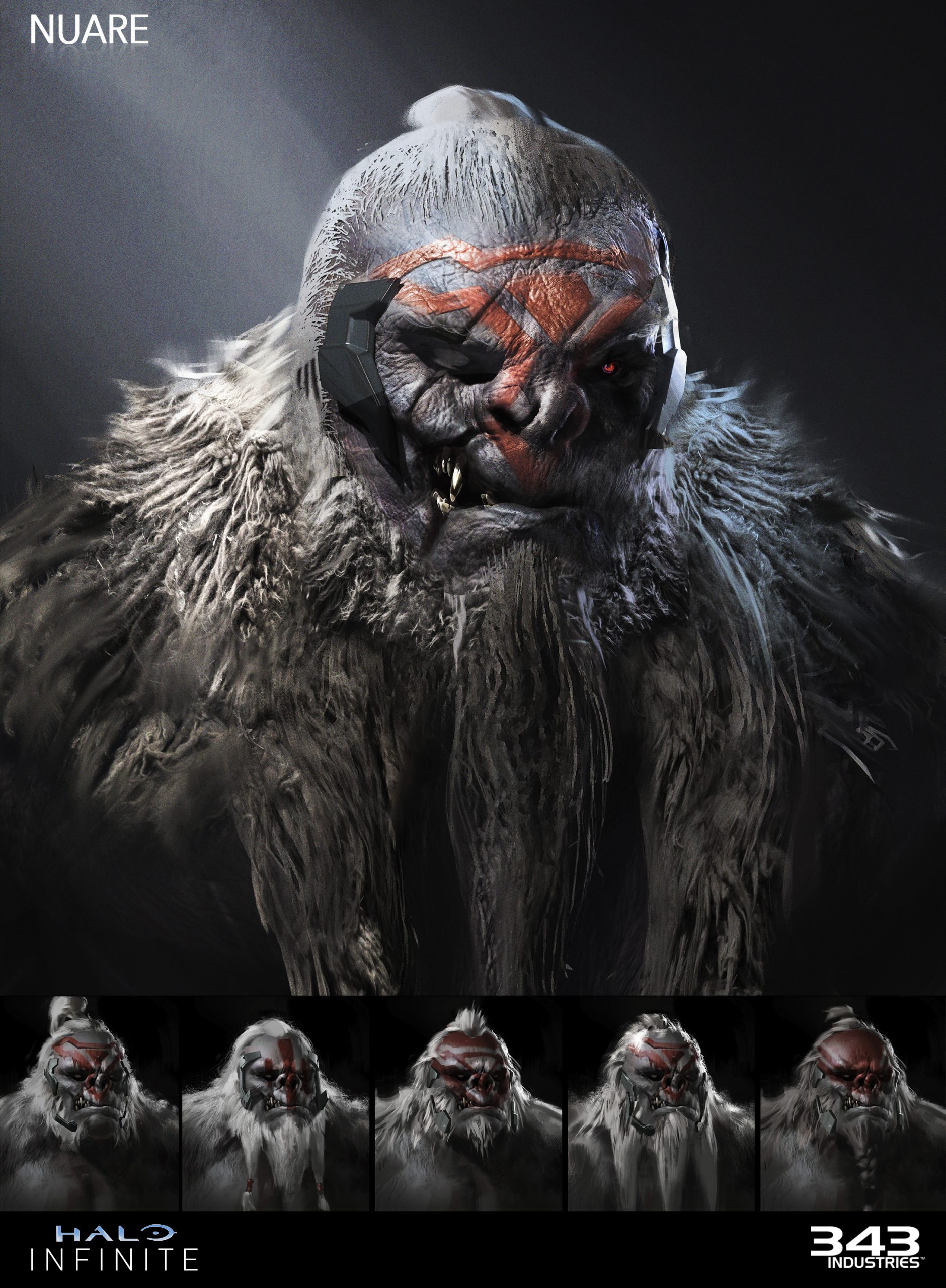 Halo Infinite: Antigonus WarChief Head logo