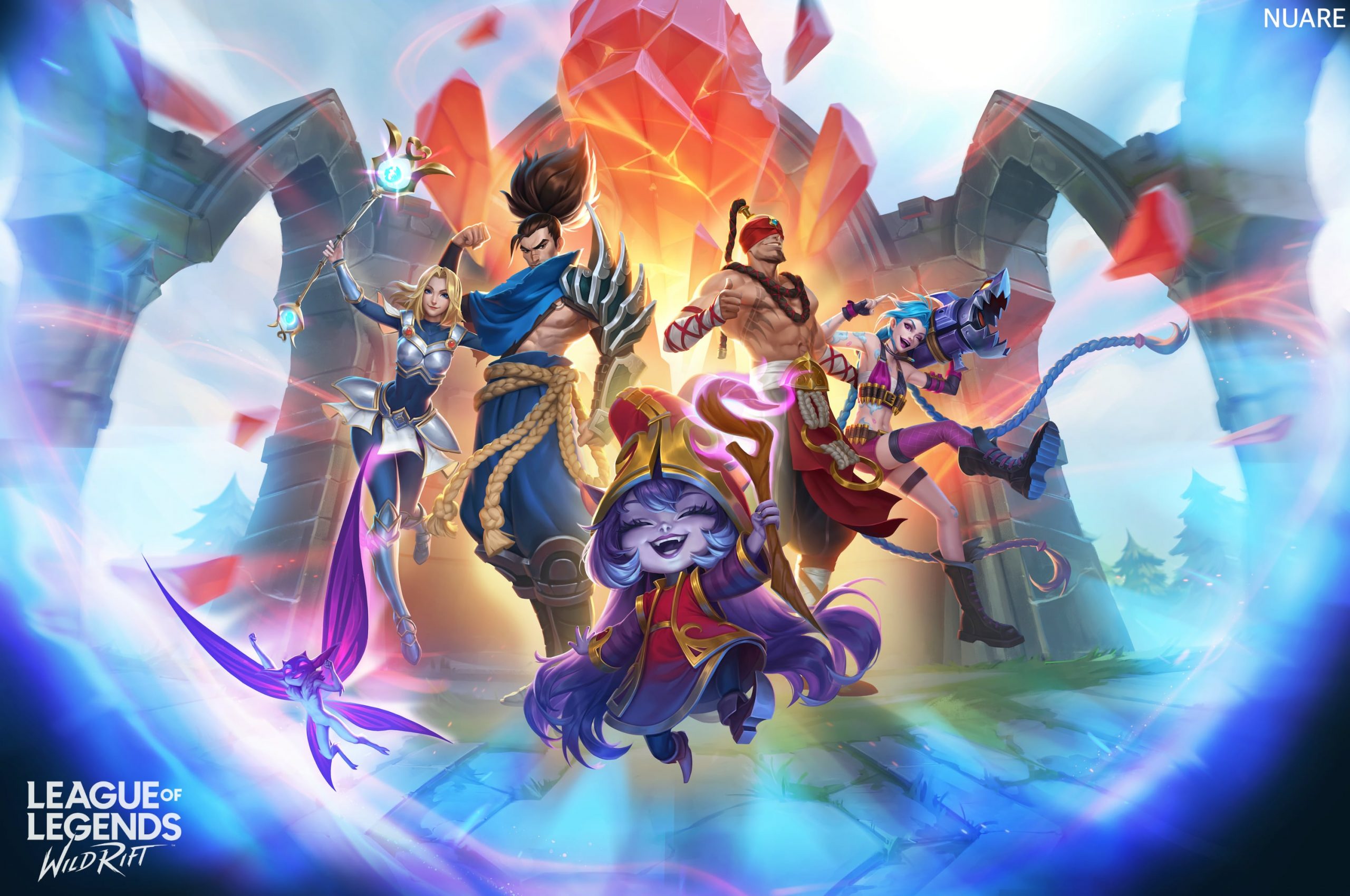 League of Legends: Wild Rift: RC015 EMBARGO TBD WR DAU CELEBRATION KV FINAL 3000x1992