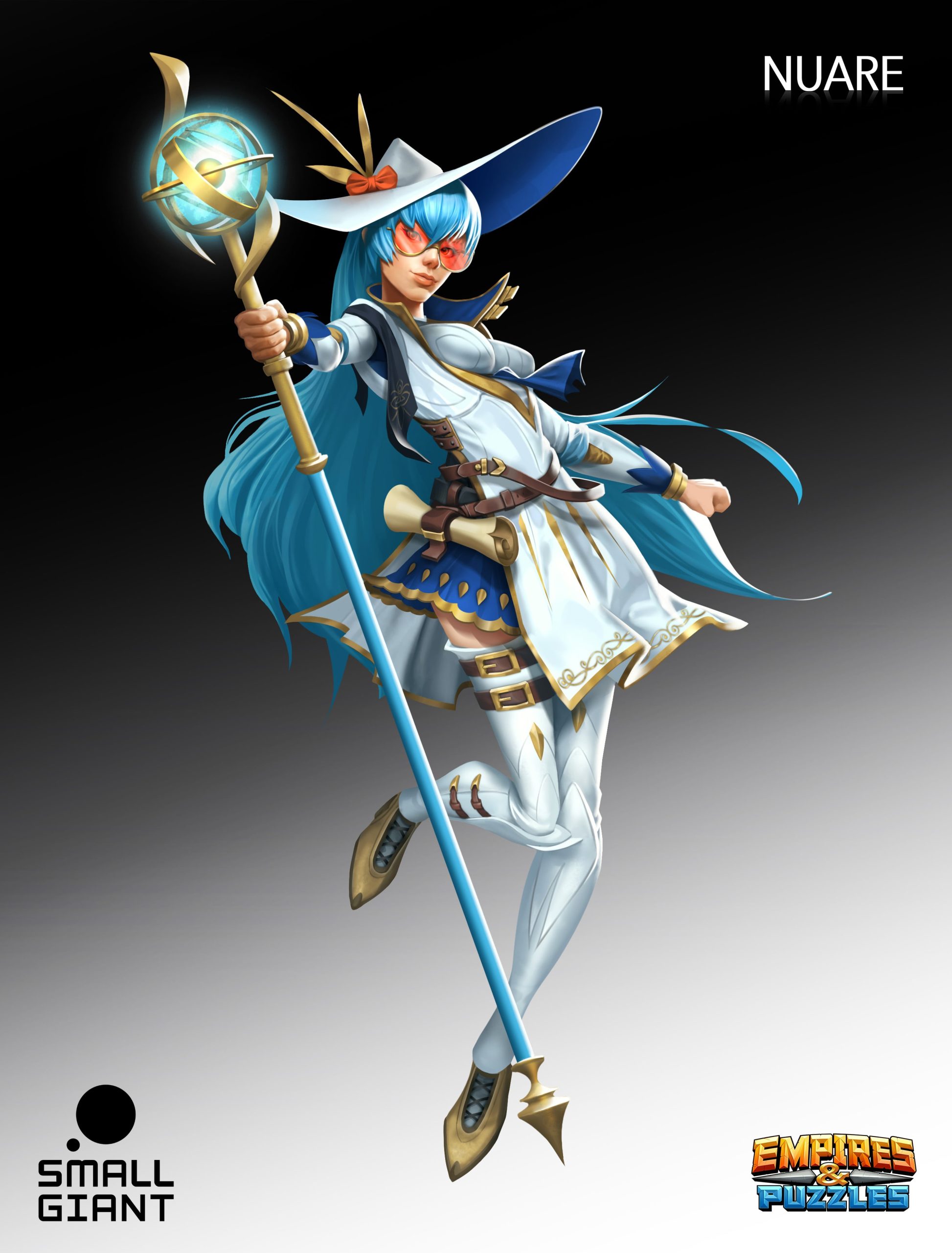 Empires & Puzzles: mage female final logo