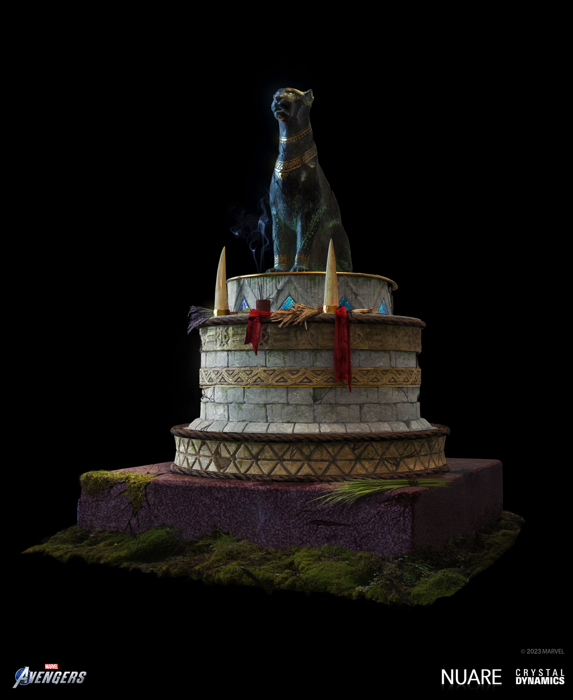 Marvel's Avengers: Ancient PantherStatue 2000x2444