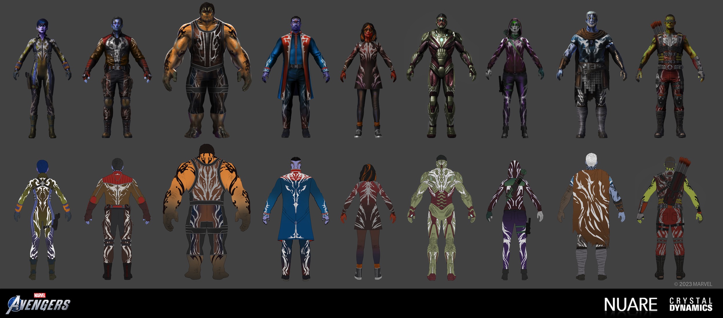 Marvel's Avengers: Deviations LineupFrontBack 2500x1100