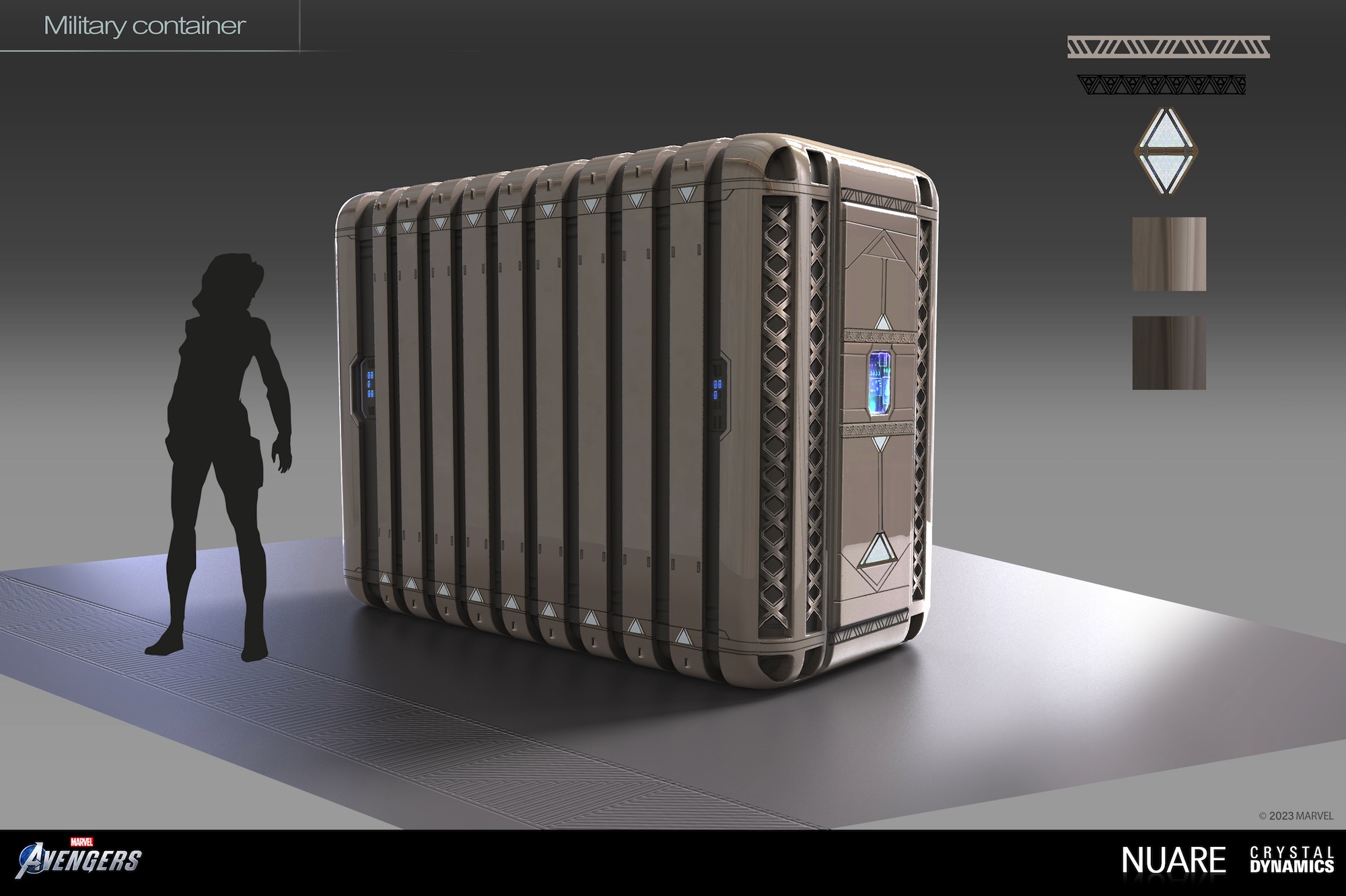 Marvel's Avengers: Military Container 2000x1331