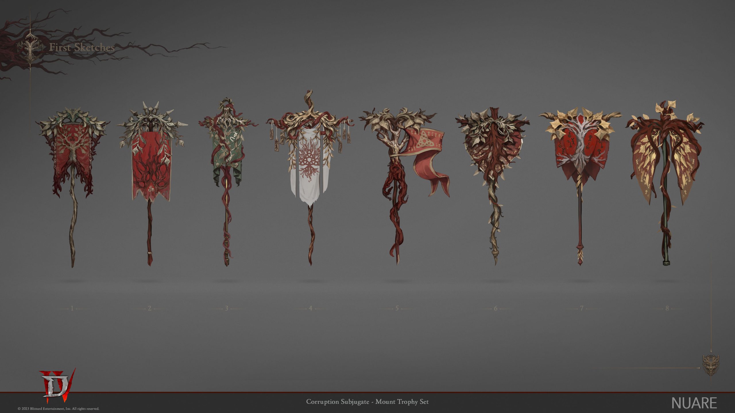 Diablo 4: 3 2 trophies sketches