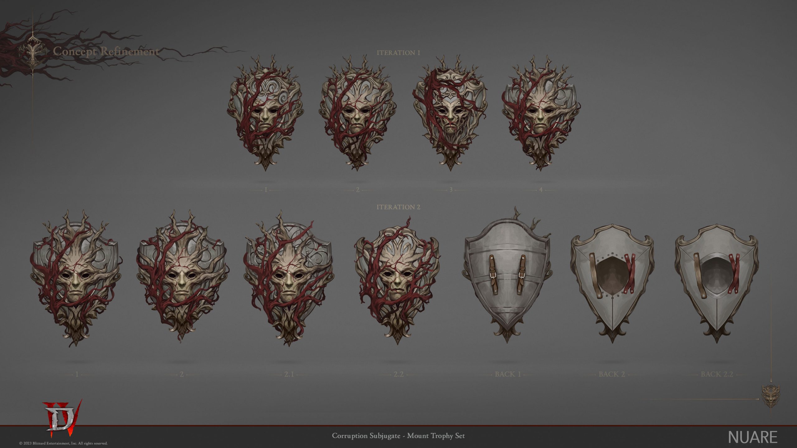 Diablo 4: 4 3 trophies sketches