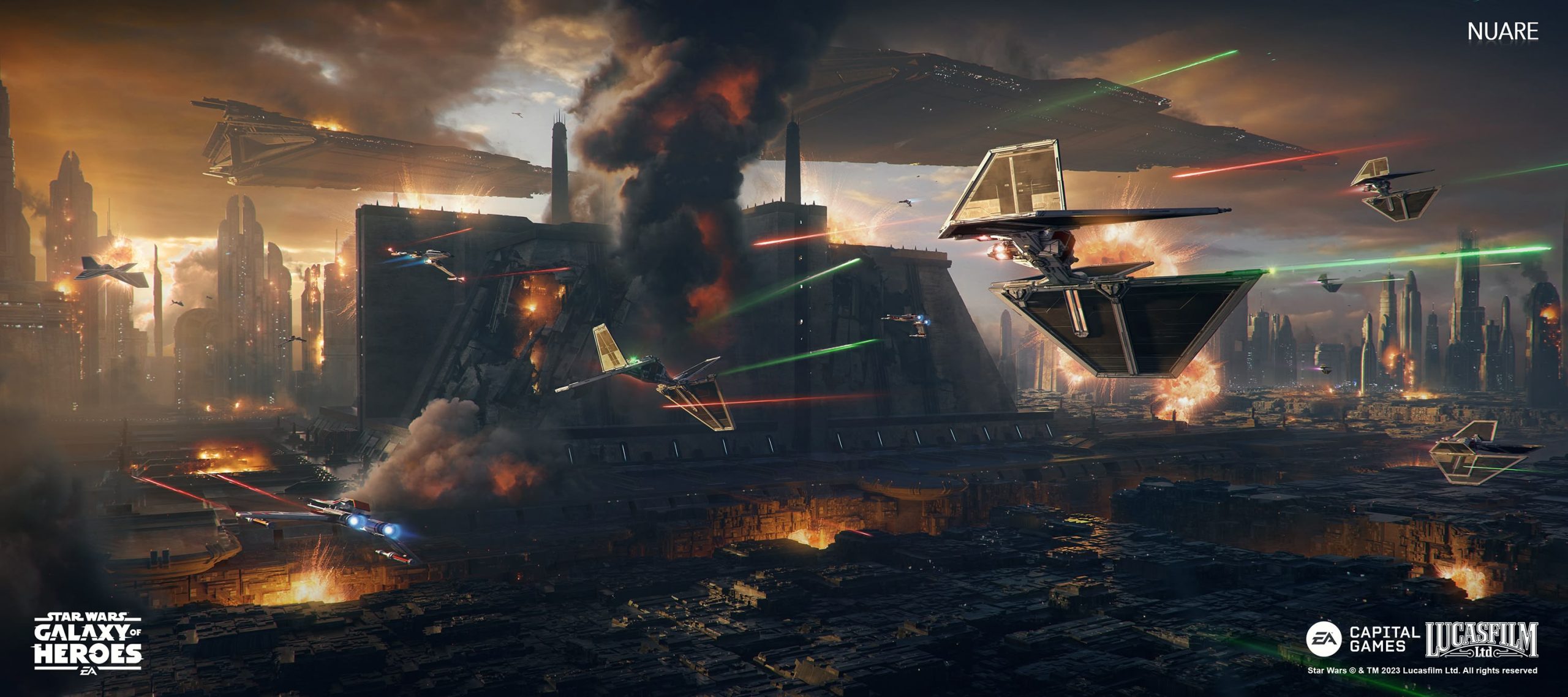 Star Wars: Galaxy of Heroes: Nuare MarkIV Starfighter publish optimised
