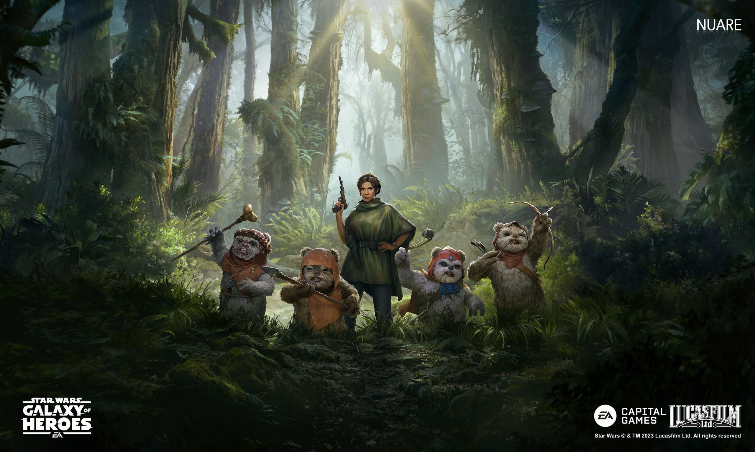 Star Wars: Galaxy of Heroes: publish Leia optimised