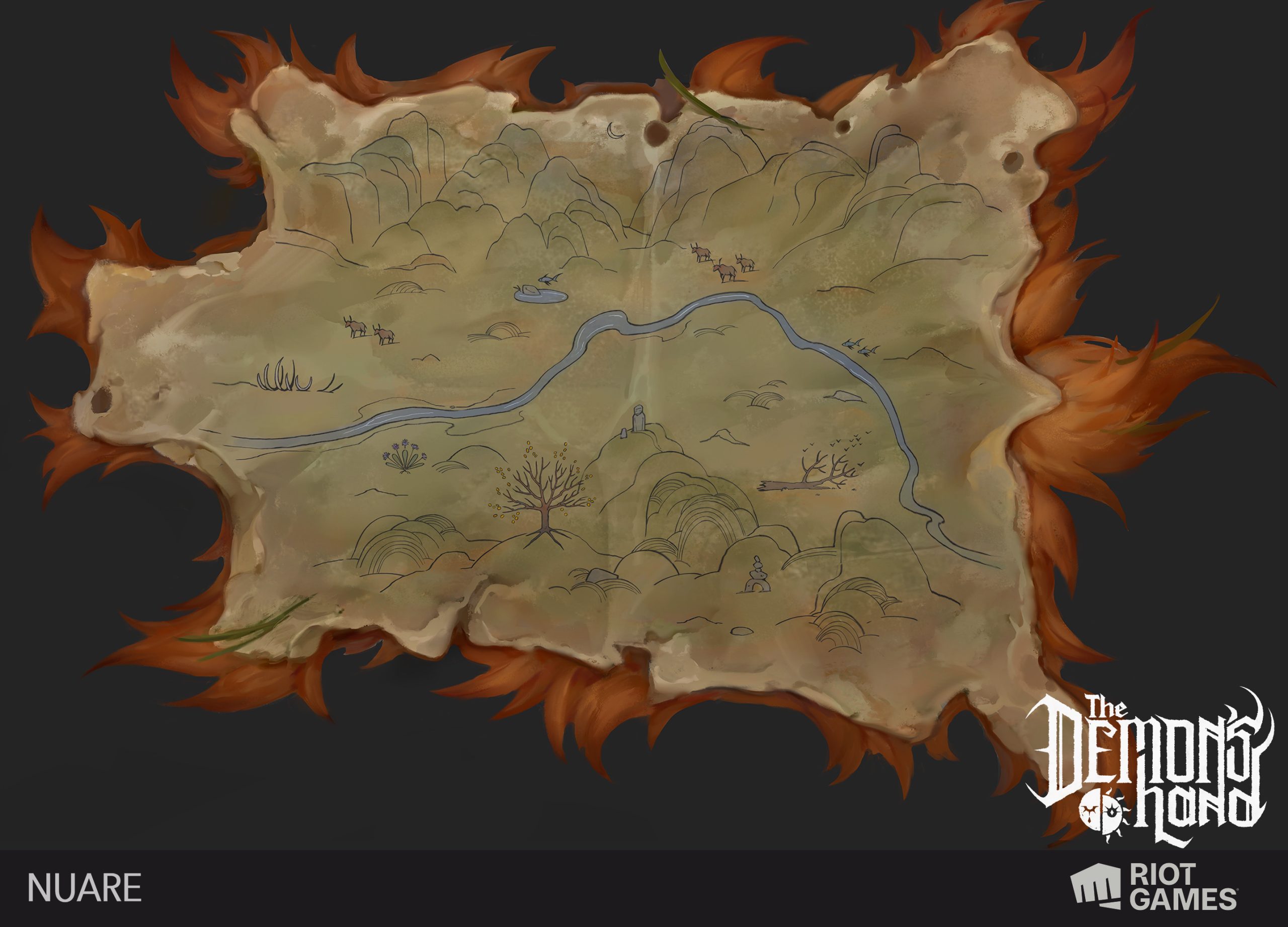 League of Legends — Demon's Hand: nuare map tattoo fox v3